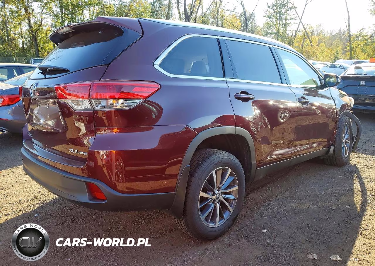 2019 Toyota Highlander Xle VIN:5TDJZRFH5KS737593 - 3