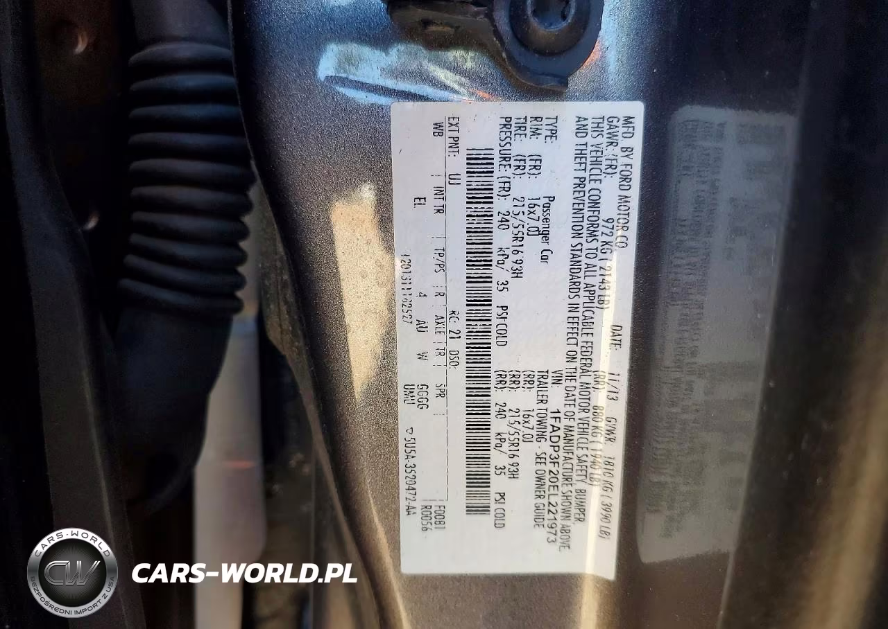 2014 Ford Focus Se VIN:1FADP3F20EL221973 - 12