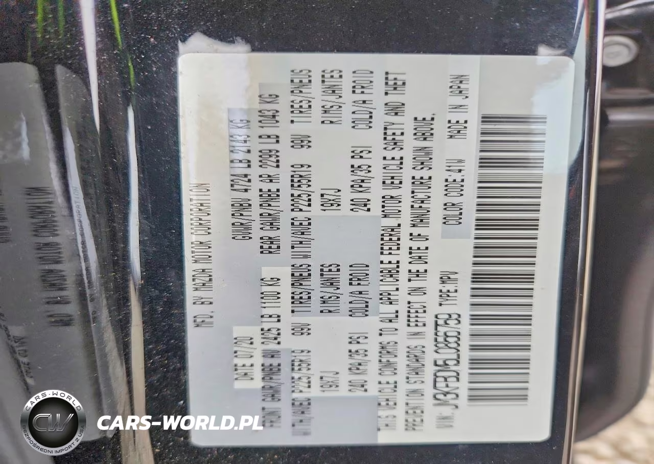 2020 Mazda Cx-5 Grand Touring VIN:JM3KFBDM5L0856759 - 13