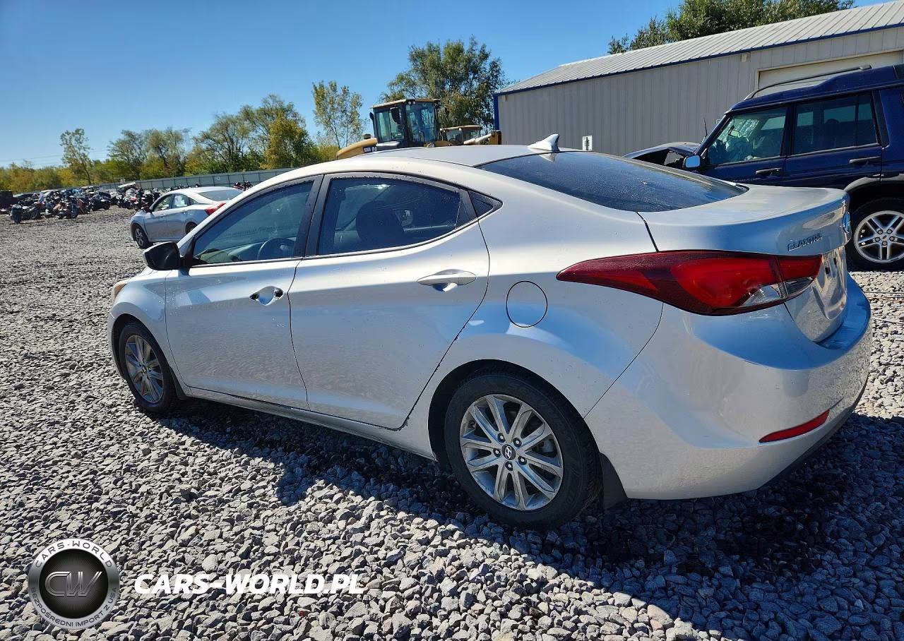 2015 Hyundai Elantra Se VIN:5NPDH4AE9FH593848 - 2