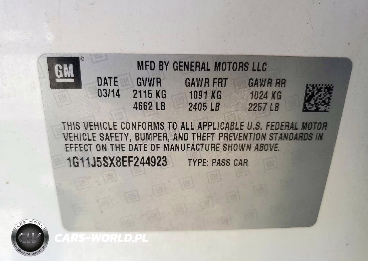 2014 Chevrolet Malibu Ltz VIN:1G11J5SX8EF244923 - 12