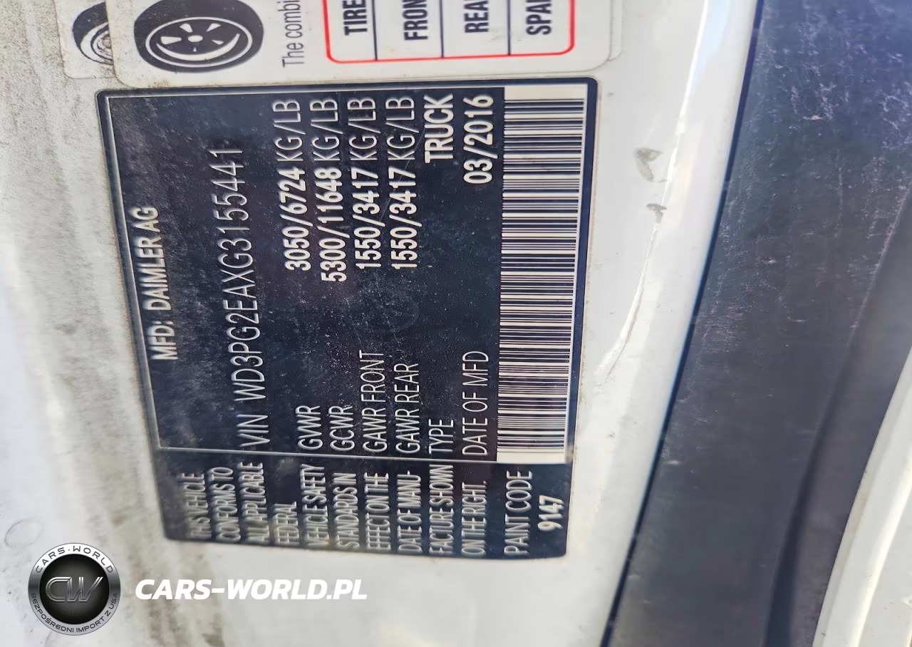 2016 Mercedes-Benz Metris VIN:WD3PG2EAXG3155441 - 13