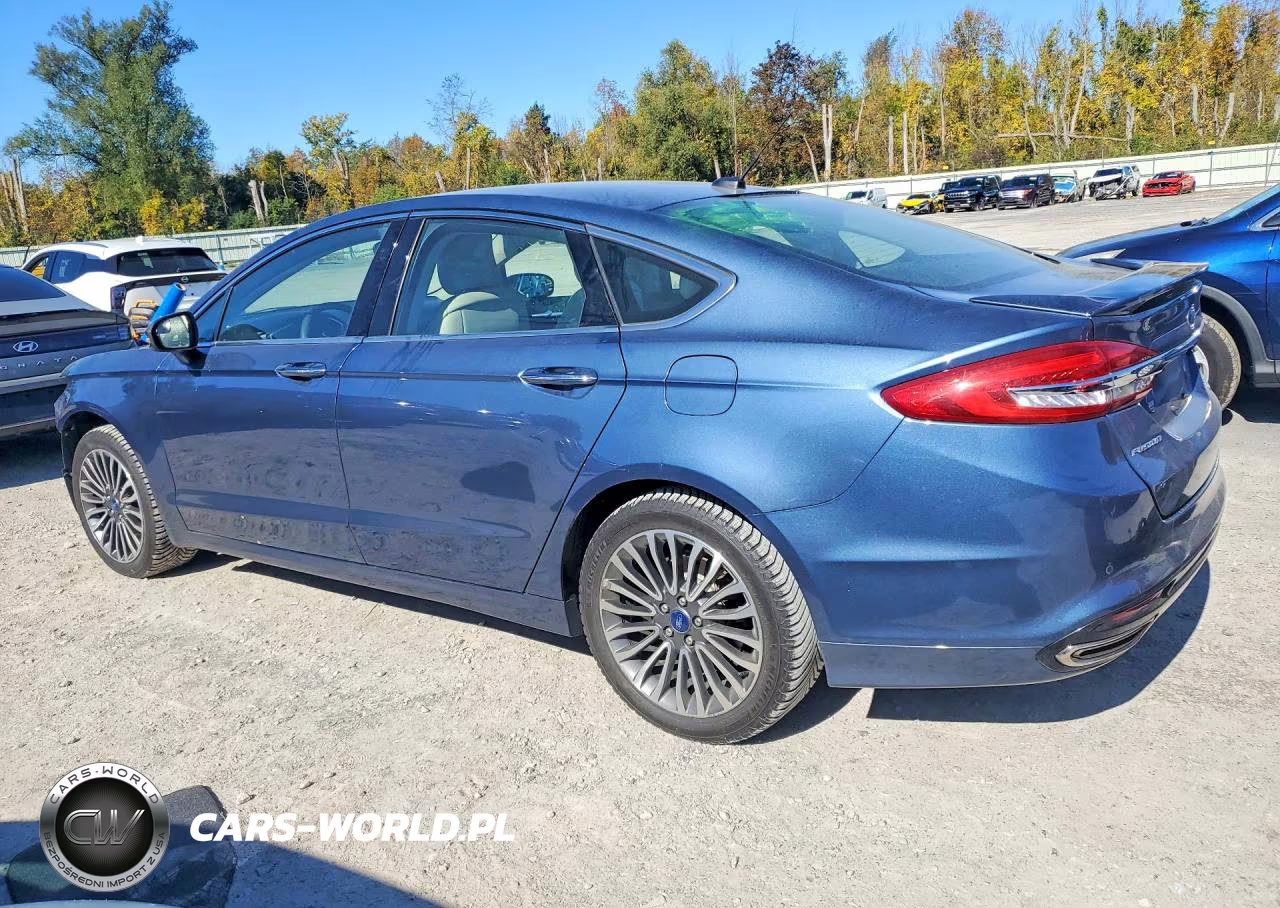 2018 Ford Fusion Titanium-Platinum VIN:3FA6P0D97JR247389 - 2