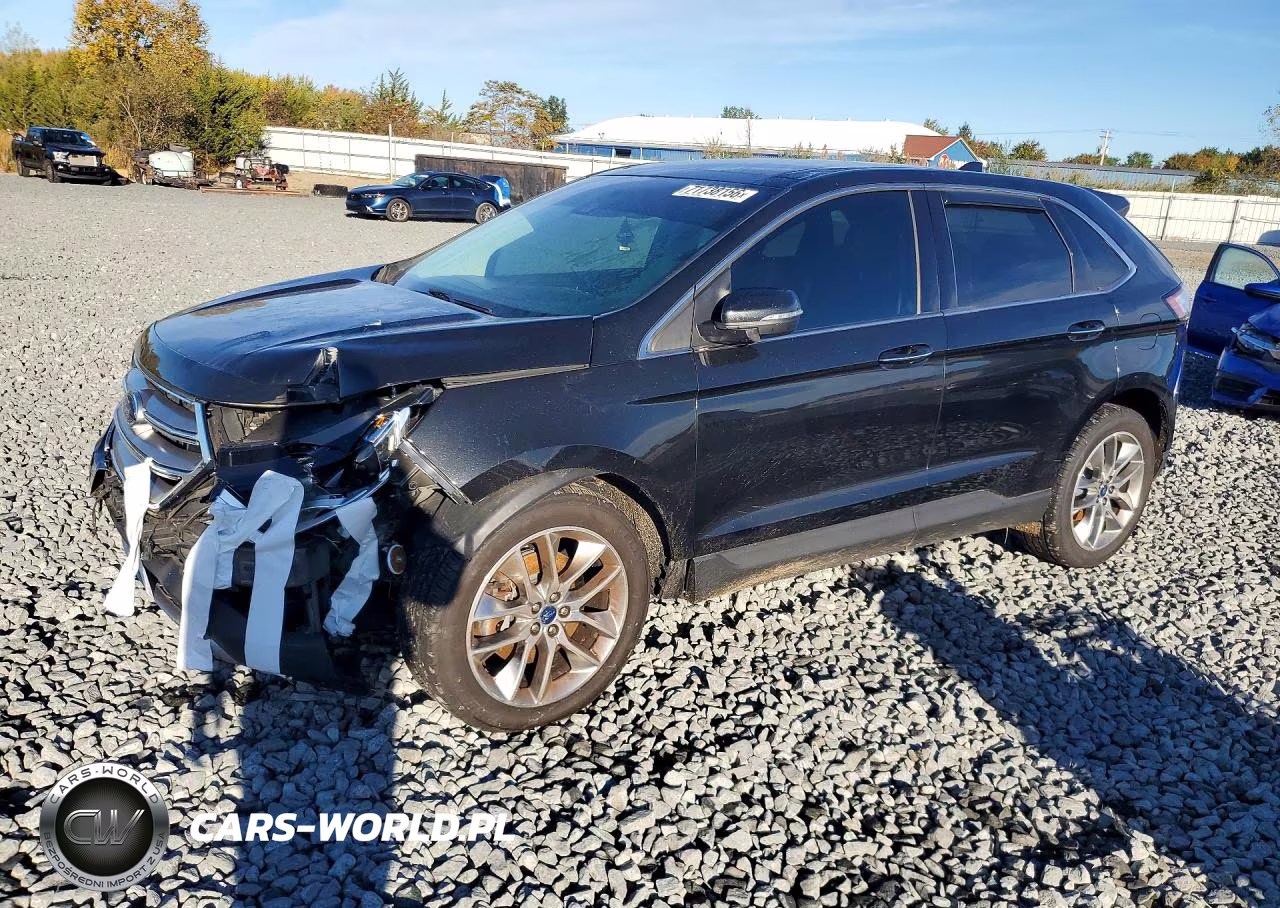 2015 Ford Edge Titanium VIN:2FMPK4K87FBB88165 - 1