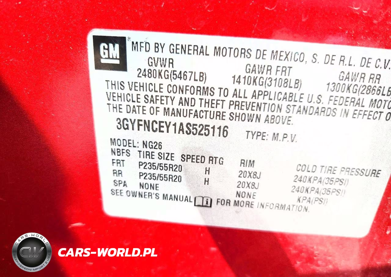 2010 Cadillac Srx Premium Collection VIN:3GYFNCEY1AS525116 - 12