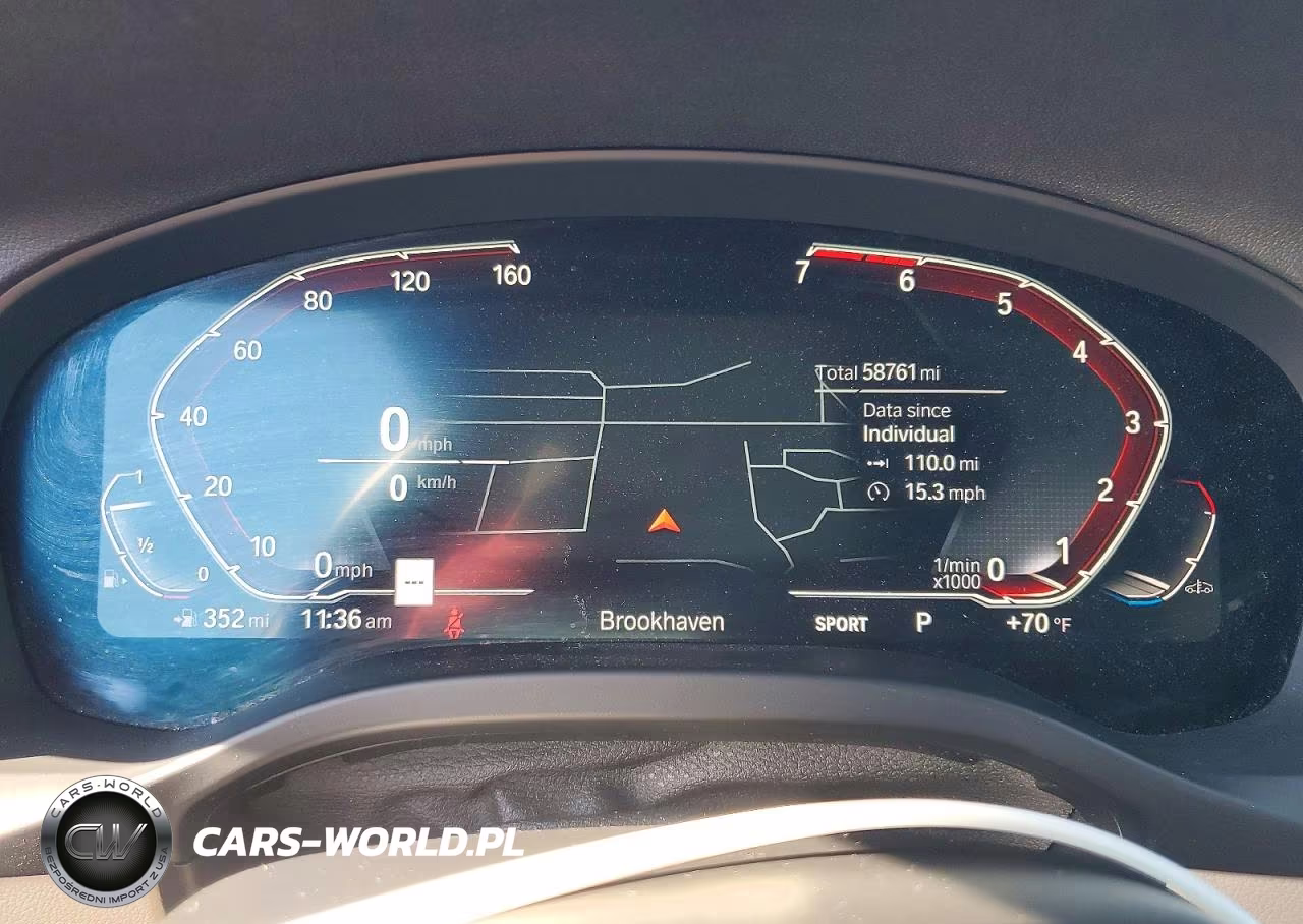 2021 BMW X3 xDrive30I VIN:5UXTY5C07M9G45925 - 9
