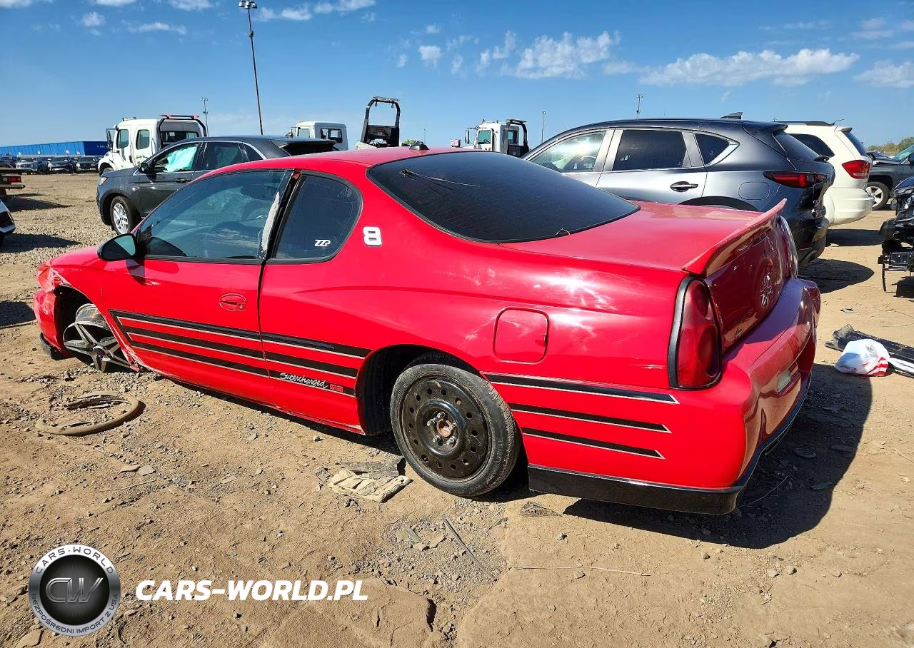 2004 Chevrolet Monte Carlo Ss Supercharged VIN:2G1WZ151749340578 - 2