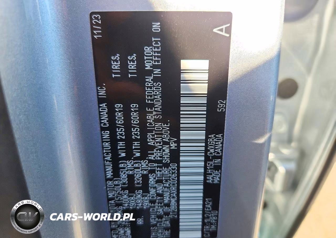 2024 Lexus Rx 350H Premium VIN:2T2BBMCAXRC026330 - 13