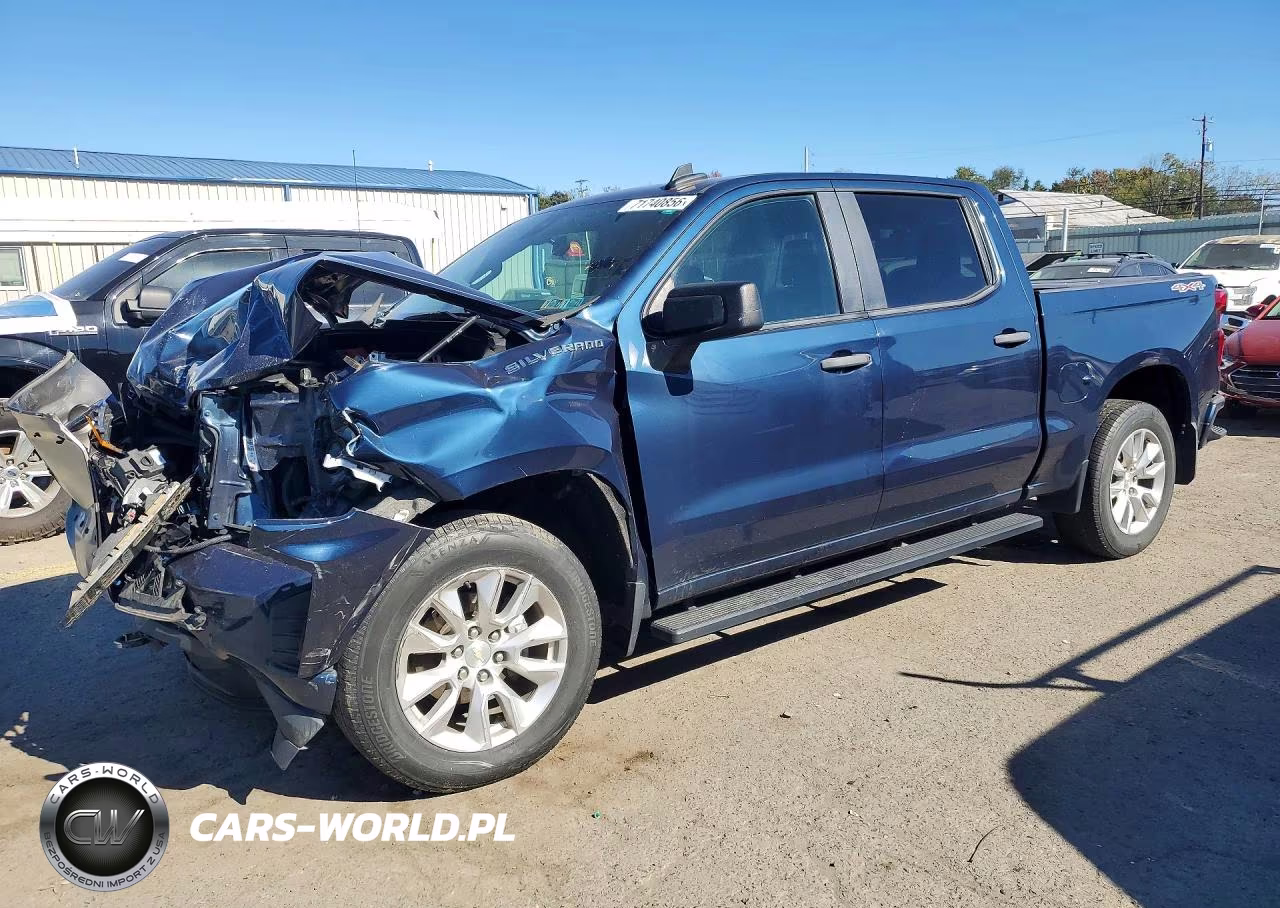 2021 Chevrolet Silverado K1500 Custom VIN:3GCPYBEK8MG421723 - 1