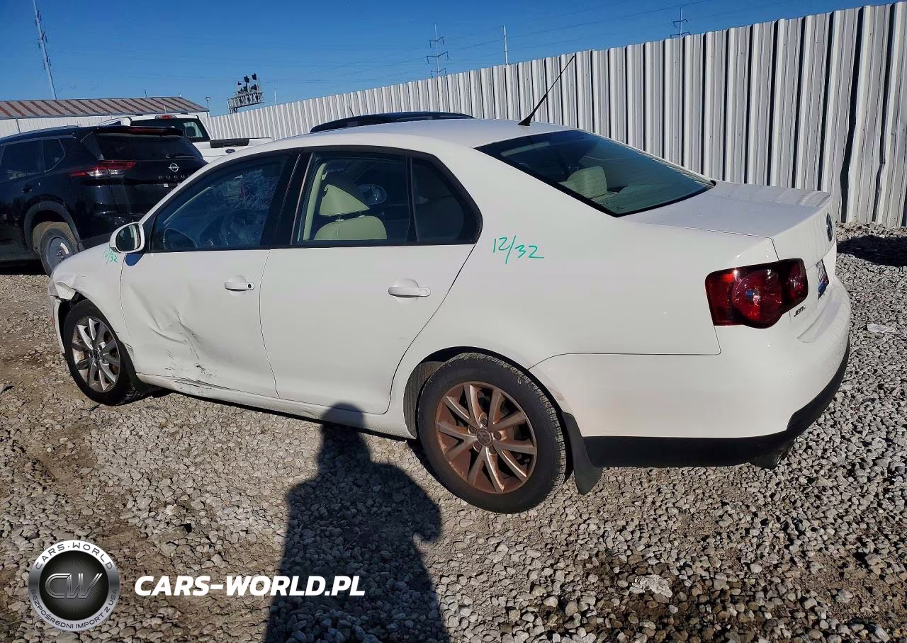 2010 Volkswagen Jetta Se VIN:3VWRX7AJ1AM125393 - 2
