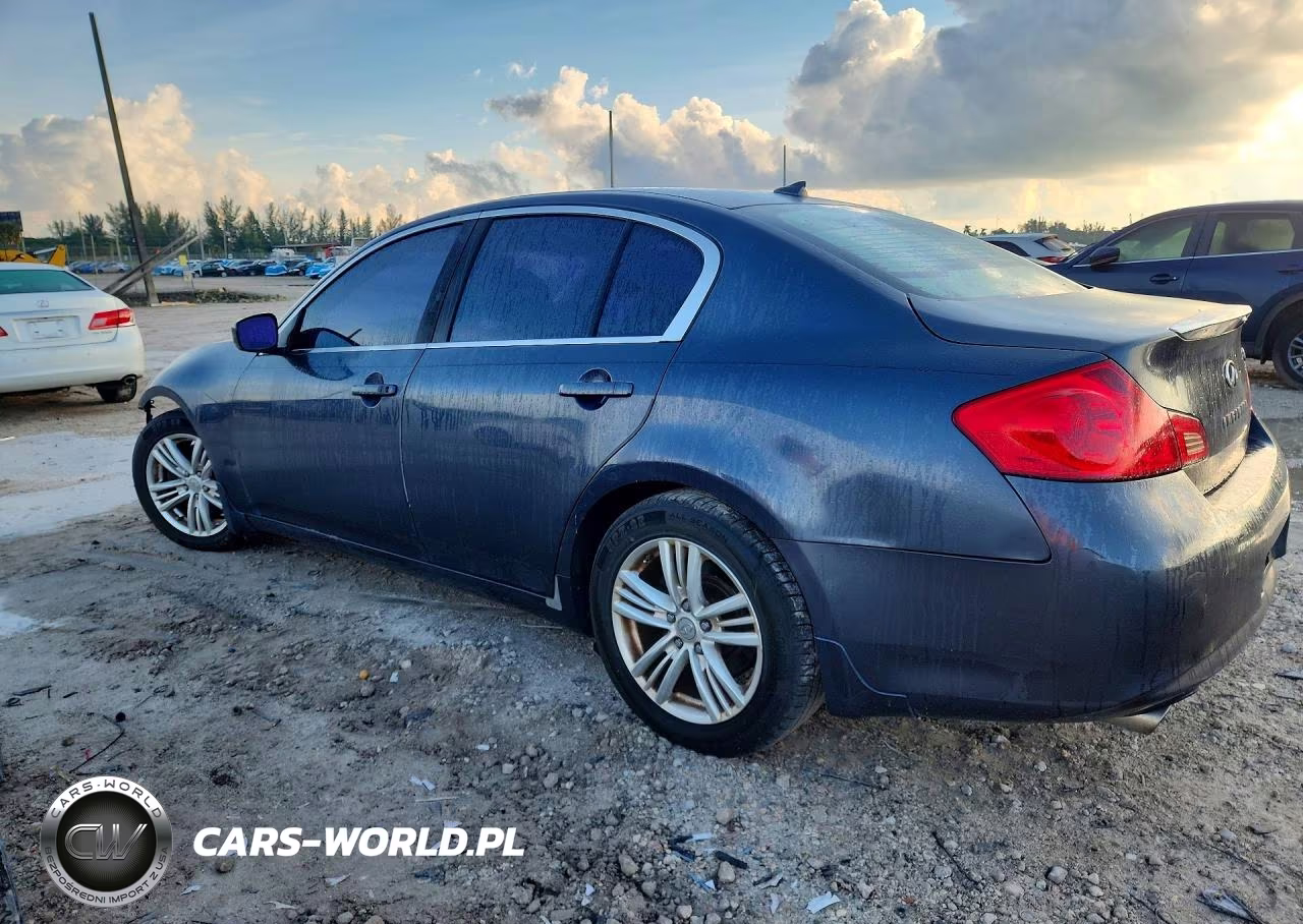 2011 Infiniti G25 Sedan Base VIN:JN1DV6AP5BM601484 - 2