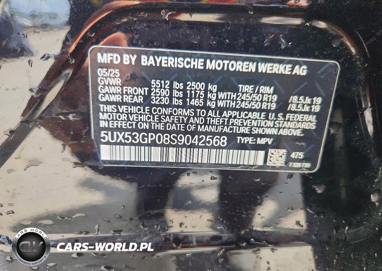 2025 B M W X Series X3 4D Suv 30 xDrive Msport VIN:5UX53GP08S9042568 - 13