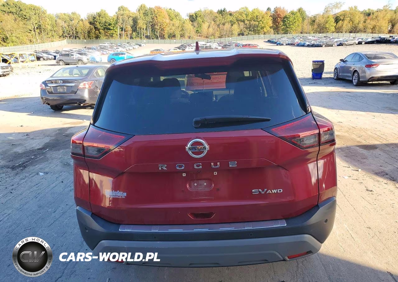 2021 Nissan Rogue Sv VIN:5N1AT3BB2MC847453 - 6