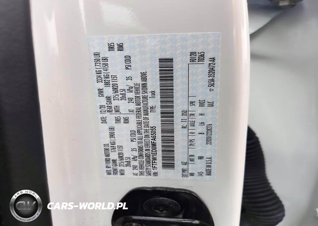 2021 Ford F150 Supercrew VIN:1FTFW1ED0MFA65055 - 12