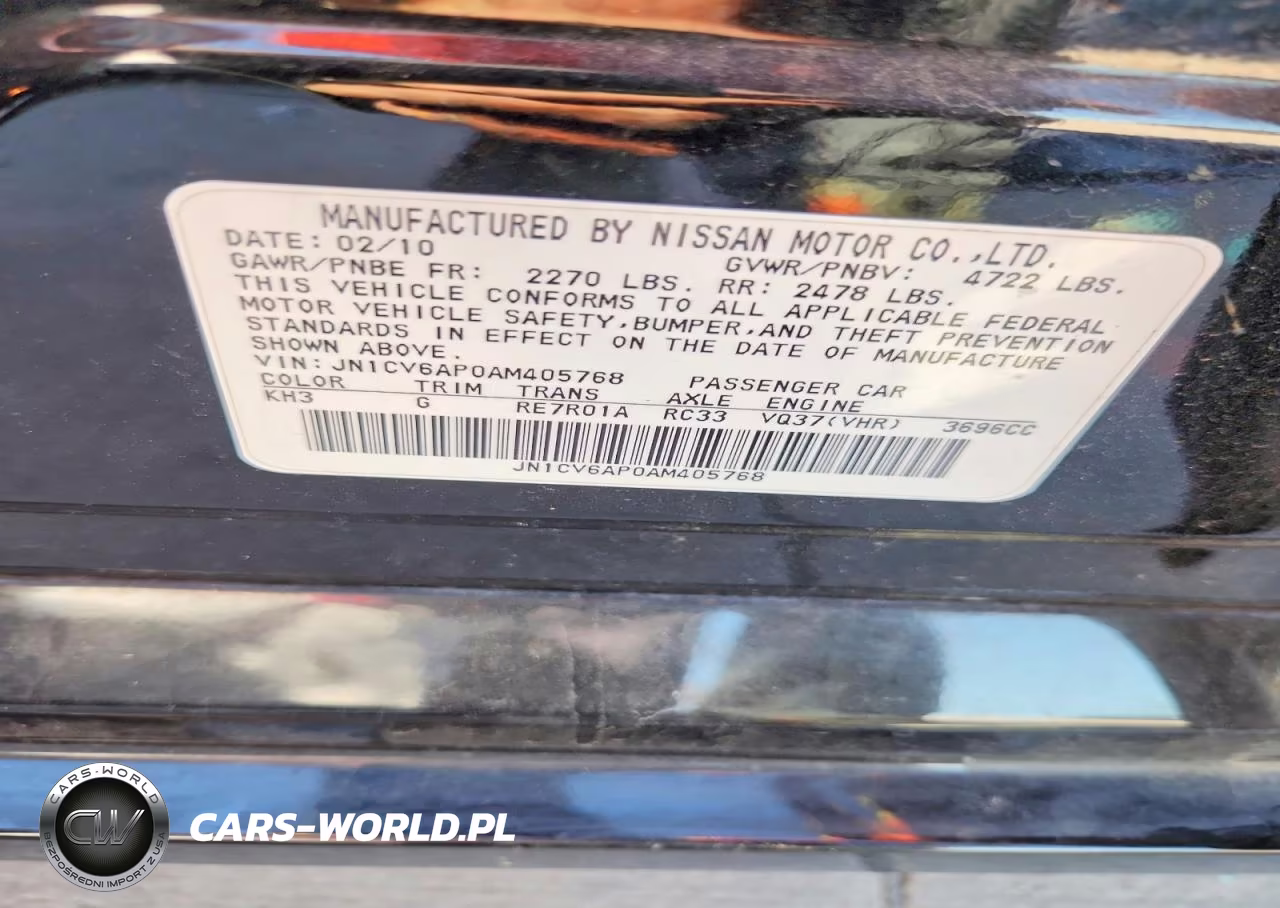 2010 Infiniti G37 Sedan Base VIN:JN1CV6AP0AM405768 - 12