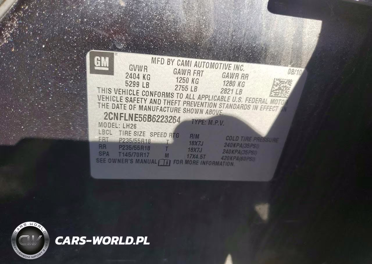 2011 Chevrolet Equinox Lt VIN:2CNFLNE56B6223264 - 13