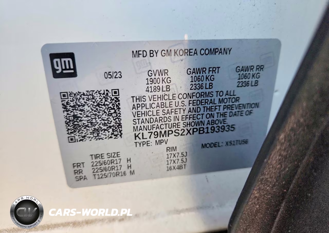2023 Chevrolet Trailblazer Lt VIN:KL79MPS2XPB193935 - 12