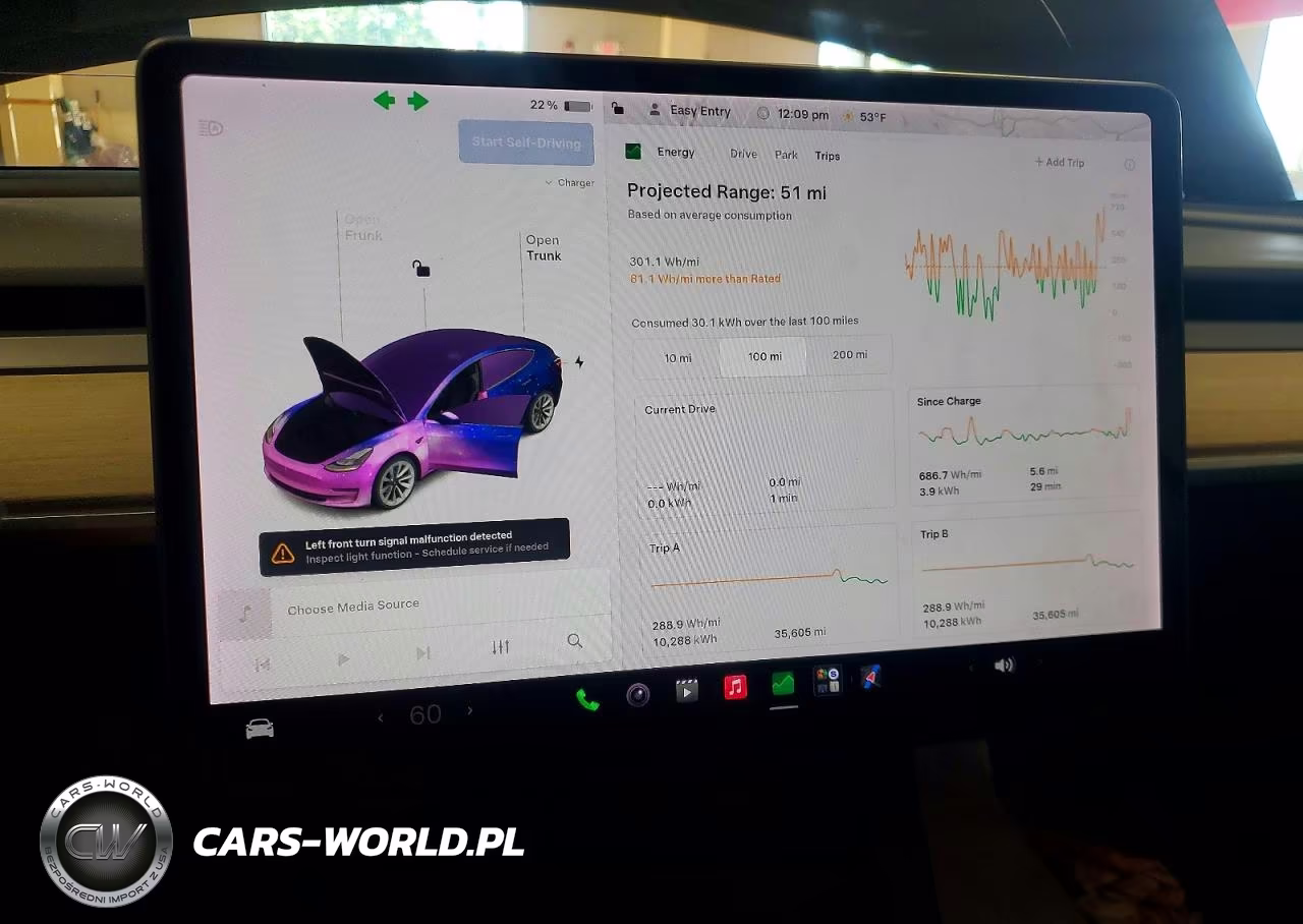 2022 Tesla Model 3 VIN:5YJ3E1EB6NF129884 - 9