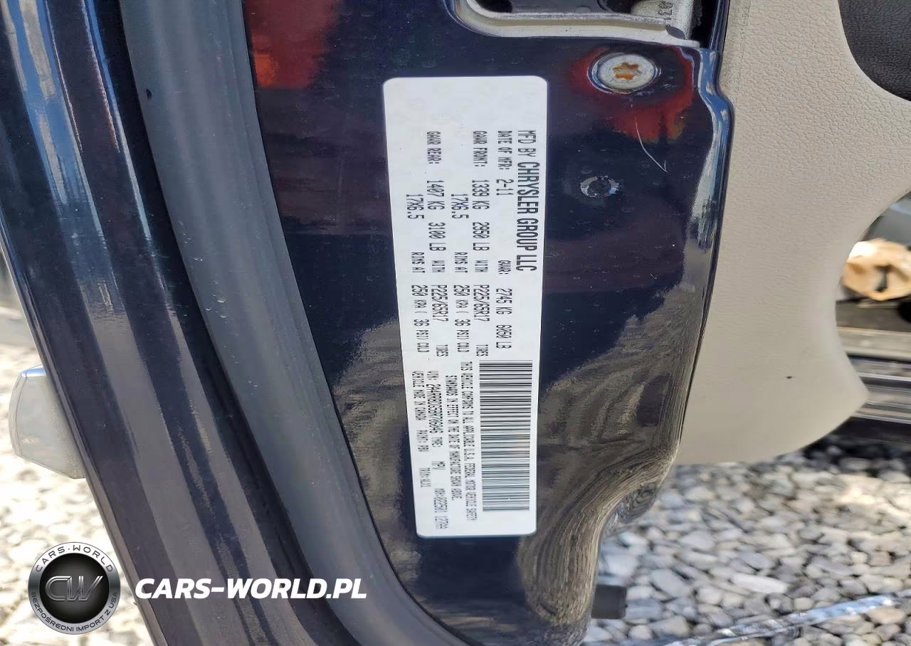 2011 Chrysler Town & Country Touring L VIN:2A4RR8DG5BR706046 - 14