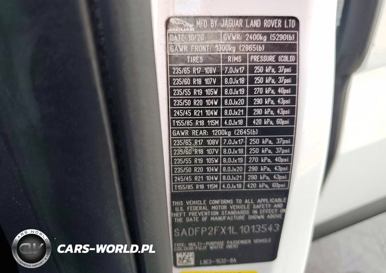 2020 Jaguar E-Pace Se VIN:SADFP2FX1L1013543 - 13