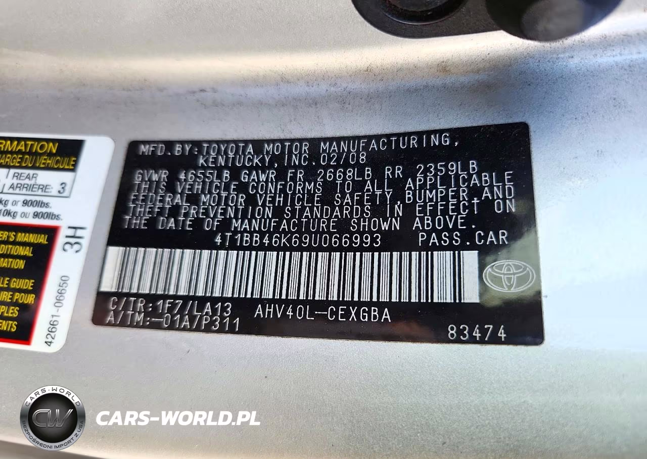 2009 Toyota Camry Hybrid VIN:4T1BB46K69U066993 - 12