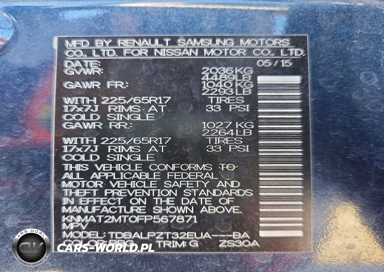 2015 Nissan Rogue S VIN:KNMAT2MT0FP567871 - 13