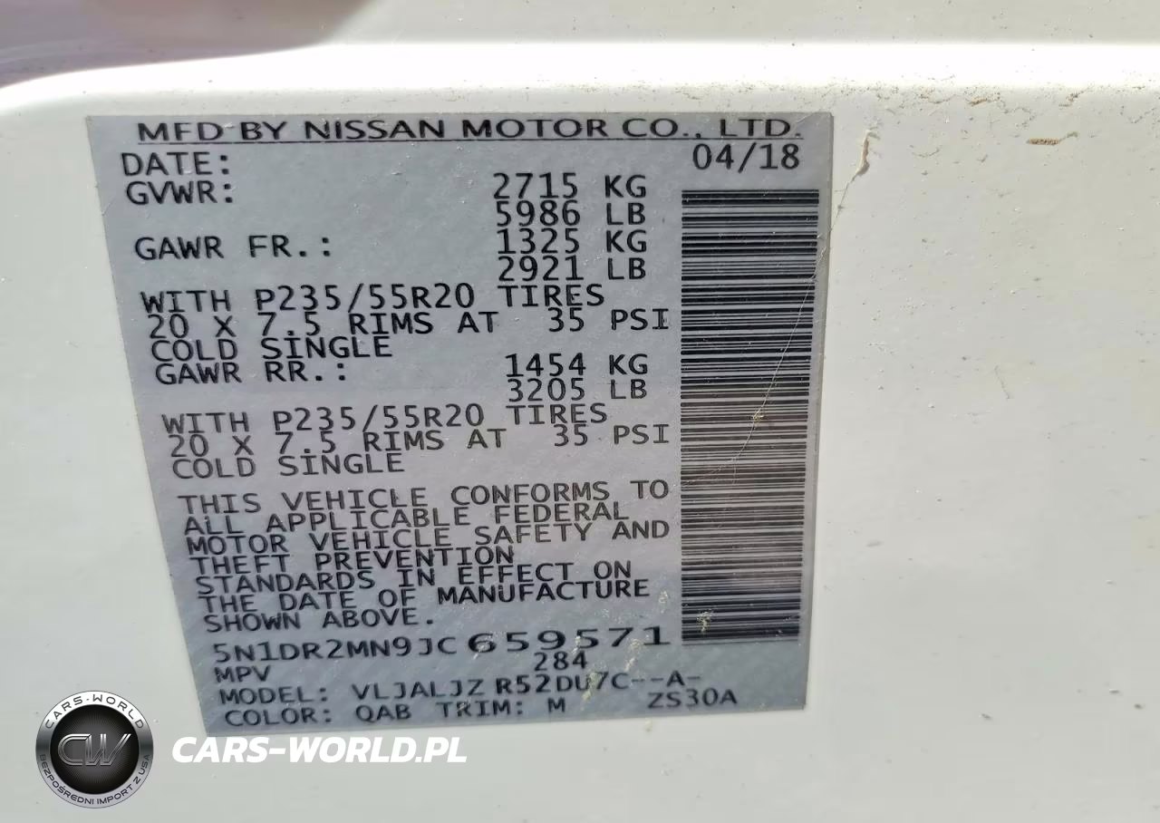 2018 Nissan Pathfinder Platinum VIN:5N1DR2MN9JC659571 - 13
