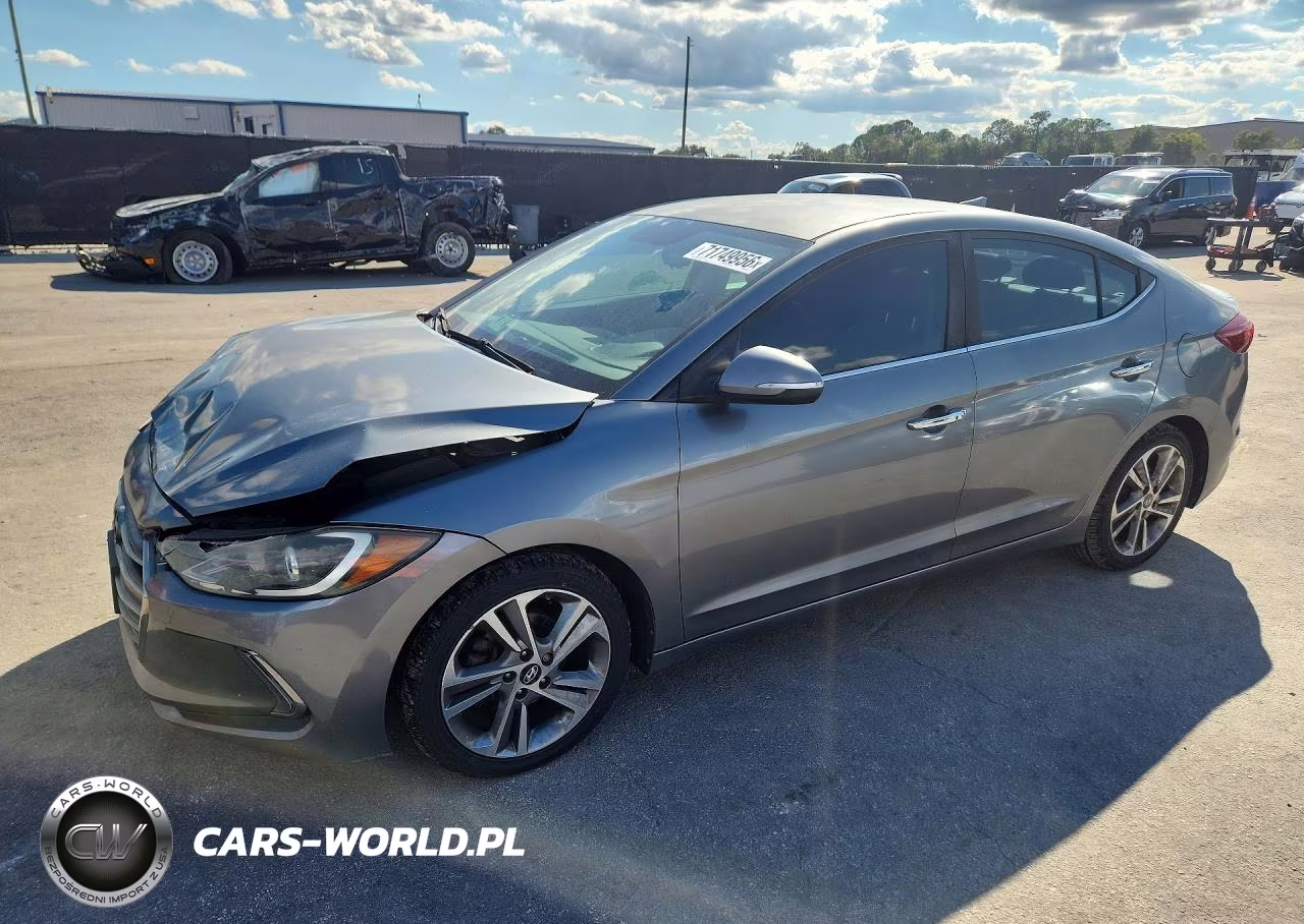 2017 Hyundai Elantra Limited VIN:KMHD84LF8HU194844 - 1