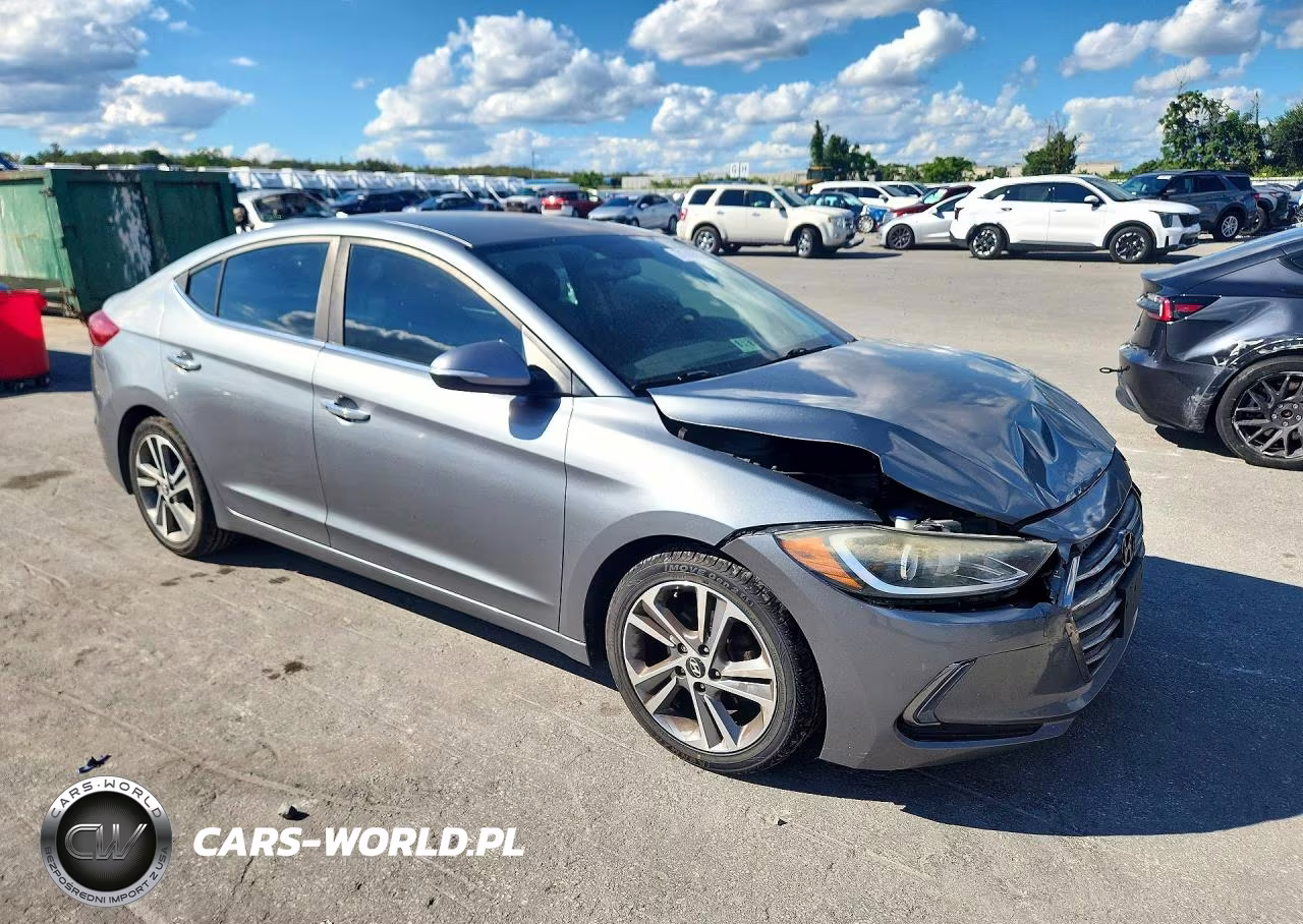 2017 Hyundai Elantra Limited VIN:KMHD84LF8HU194844 - 4