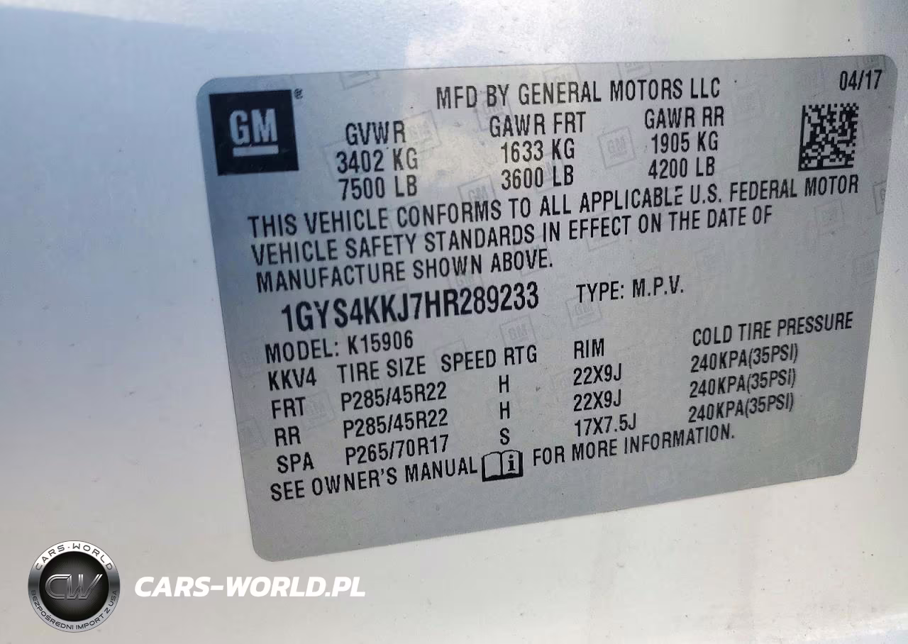 2017 Cadillac Escalade Esv Platinum VIN:1GYS4KKJ7HR289233 - 13