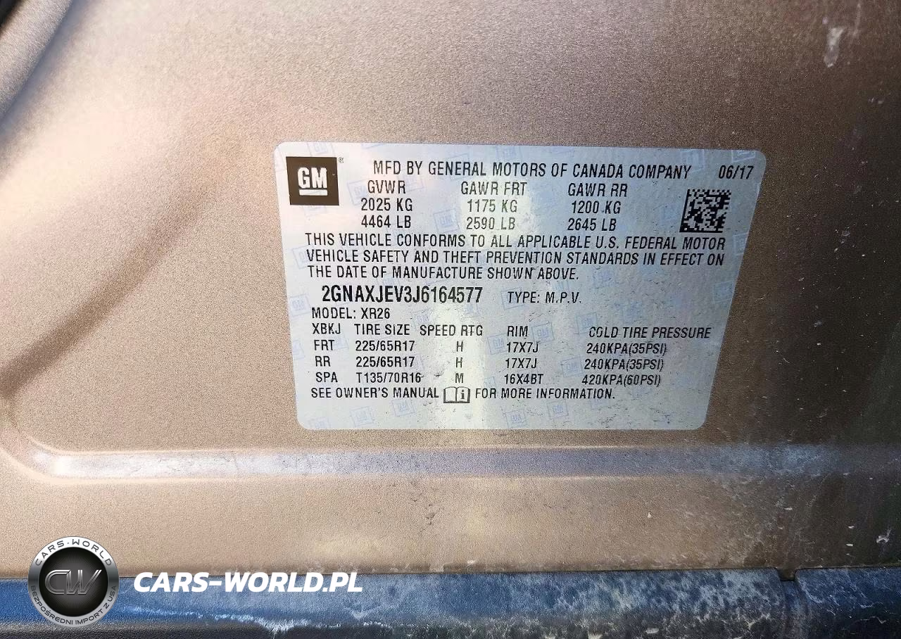 2018 Chevrolet Equinox Lt VIN:2GNAXJEV3J6164577 - 14