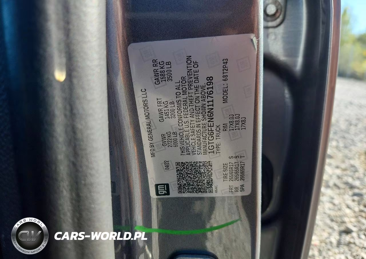 2022 GMC Canyon At4 VIN:1GTG6FEN6N1176198 - 13
