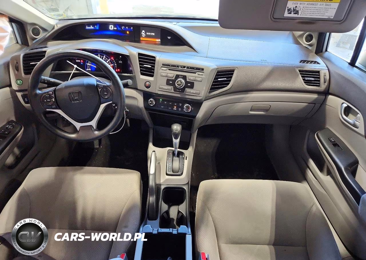2012 Honda Civic Ex VIN:19XFB2F89CE355127 - 8