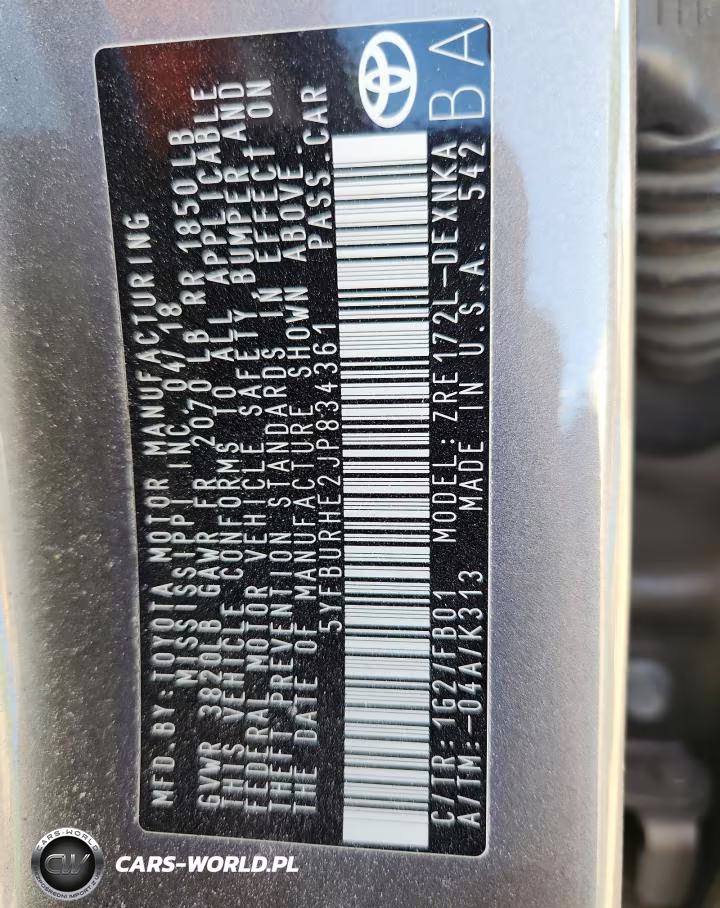 2018 Toyota Corolla Le VIN:5YFBURHE2JP834361 - 13