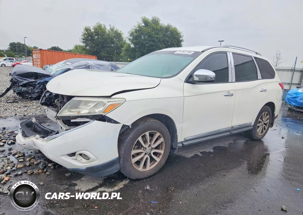 2014 Nissan Pathfinder Sl VIN:5N1AR2MN7EC701406 - 1