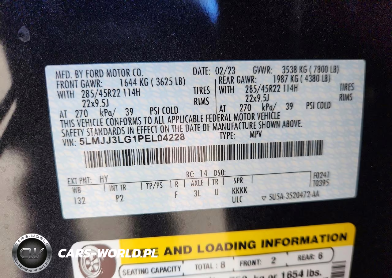 2023 Lincoln Navigator L Reserve VIN:5LMJJ3LG1PEL04228 - 13