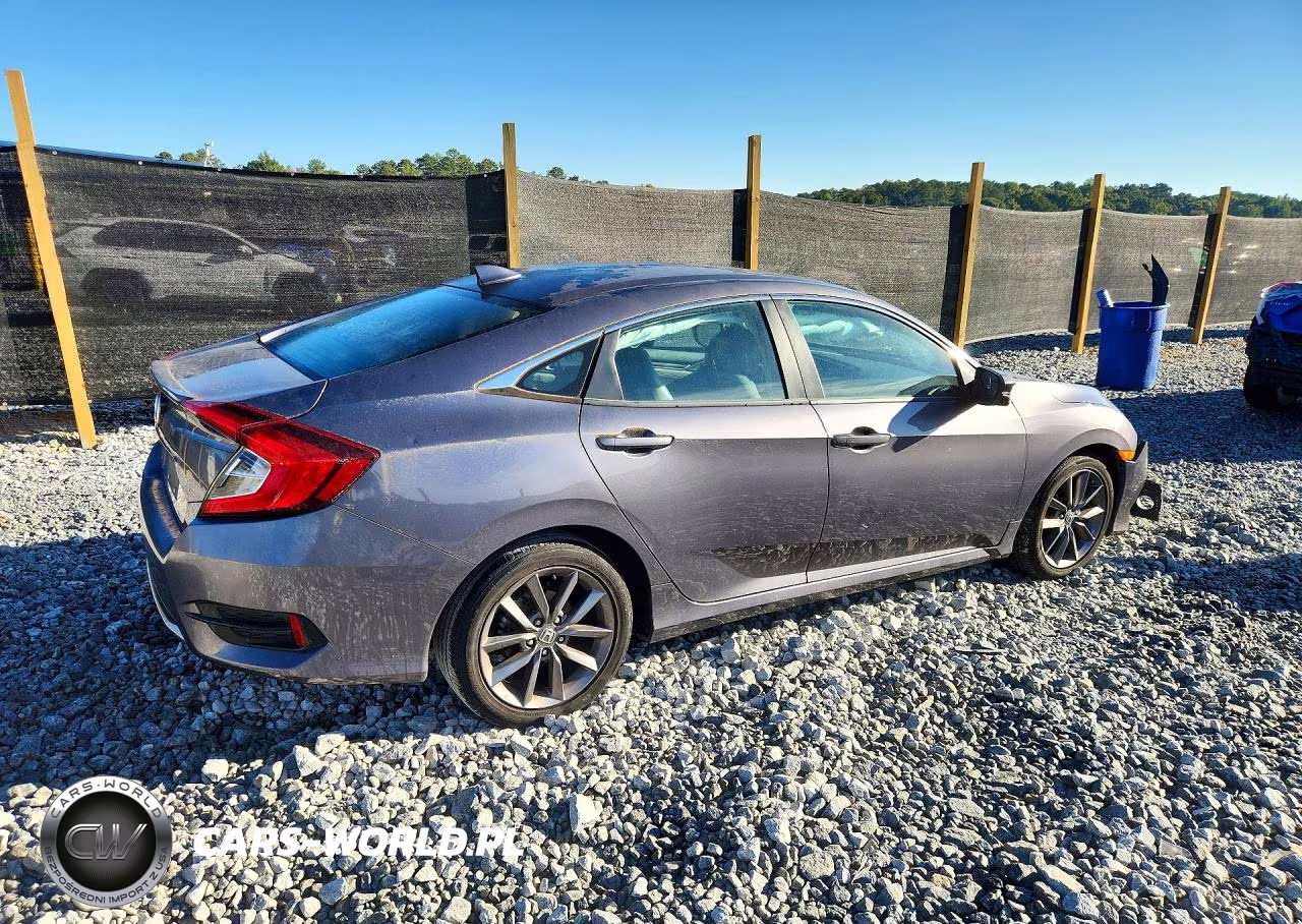 2021 Honda Civic Exl VIN:19XFC1F73ME007176 - 3