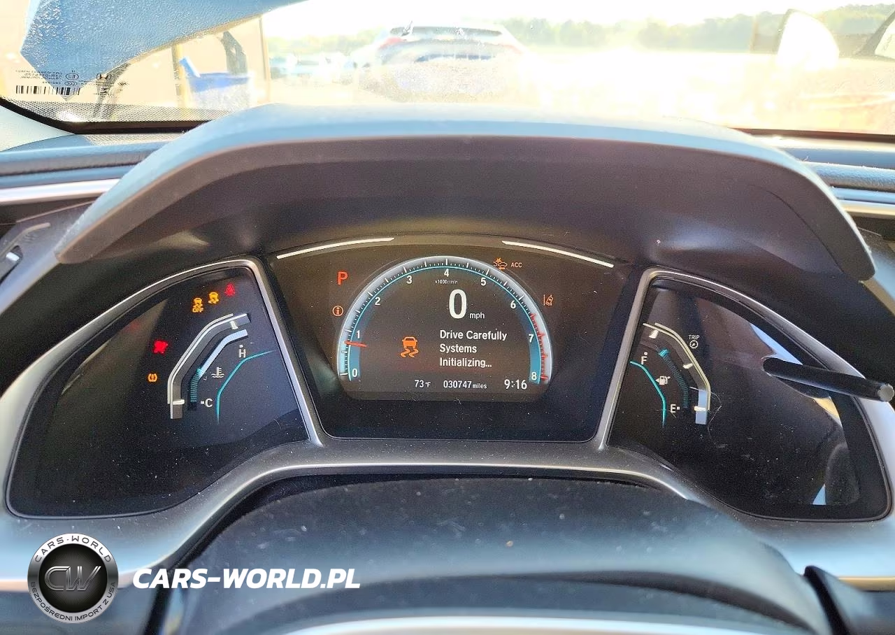 2021 Honda Civic Exl VIN:19XFC1F73ME007176 - 9