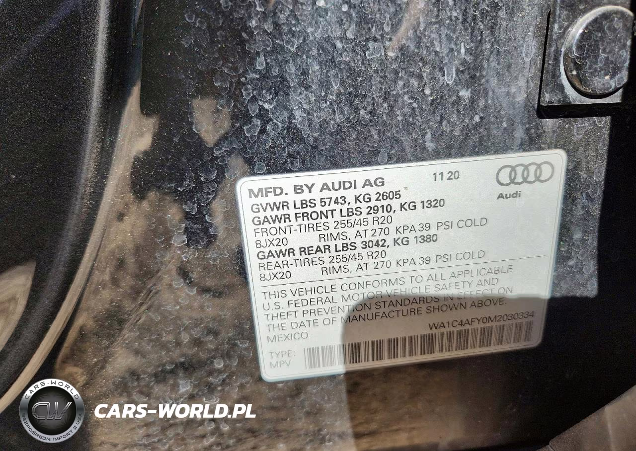 2021 Audi Sq5 Prestige VIN:WA1C4AFY0M2030334 - 13