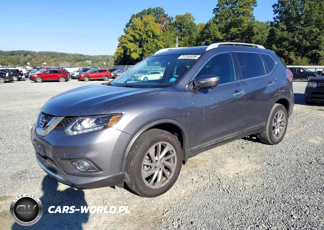 2015 Nissan Rogue Sl VIN:5N1AT2MV6FC859545 - 1