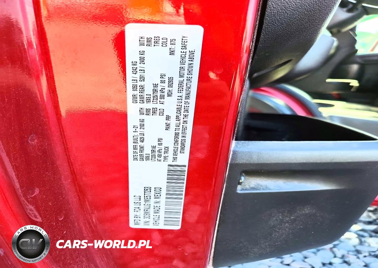 2021 Ram Promaster 3500 Delivery Van VIN:3C6MRVJG1ME577253 - 14