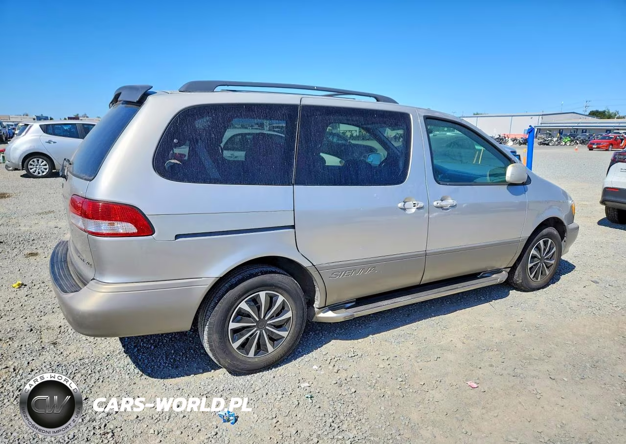 2002 Toyota Sienna Xle VIN:4T3ZF13C02U434676 - 3