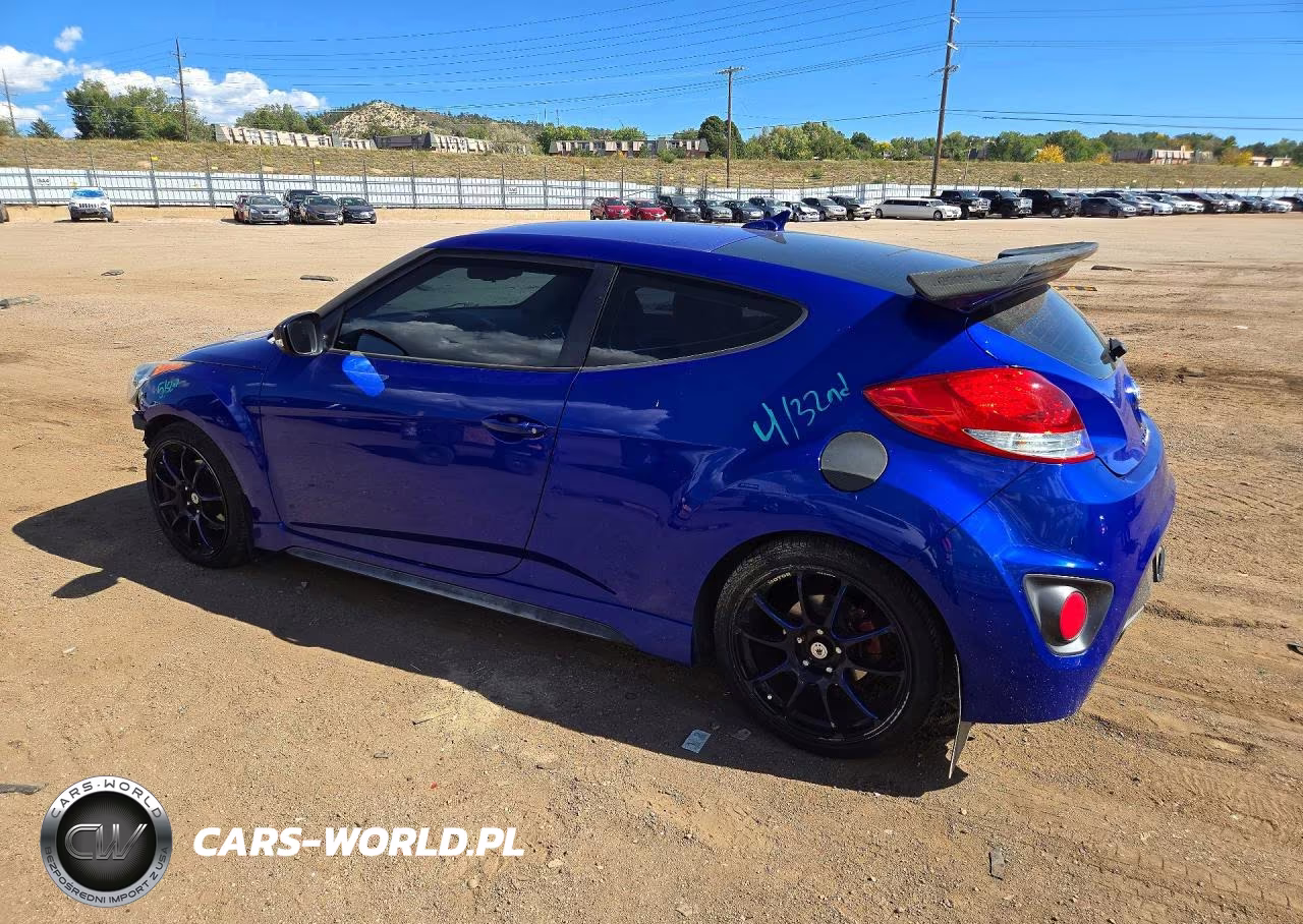 2013 Hyundai Veloster Turbo VIN:KMHTC6AE9DU145503 - 2