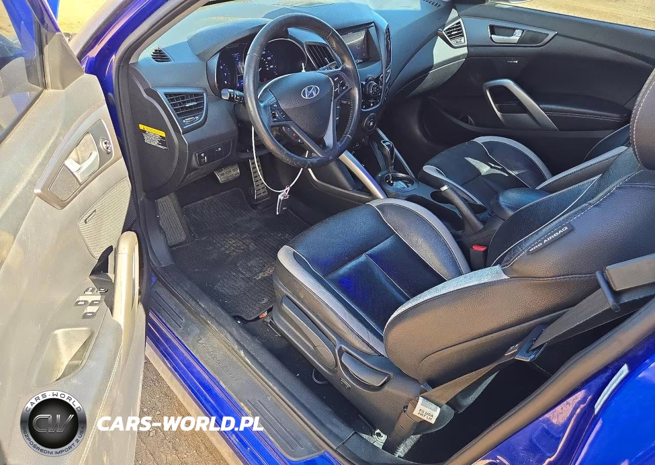 2013 Hyundai Veloster Turbo VIN:KMHTC6AE9DU145503 - 8