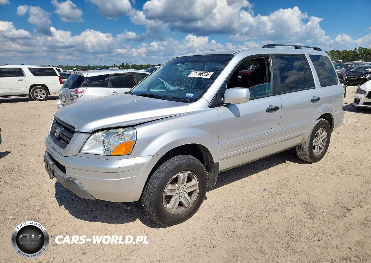 2005 Honda Pilot Exl VIN:2HKYF18775H556258 - 1