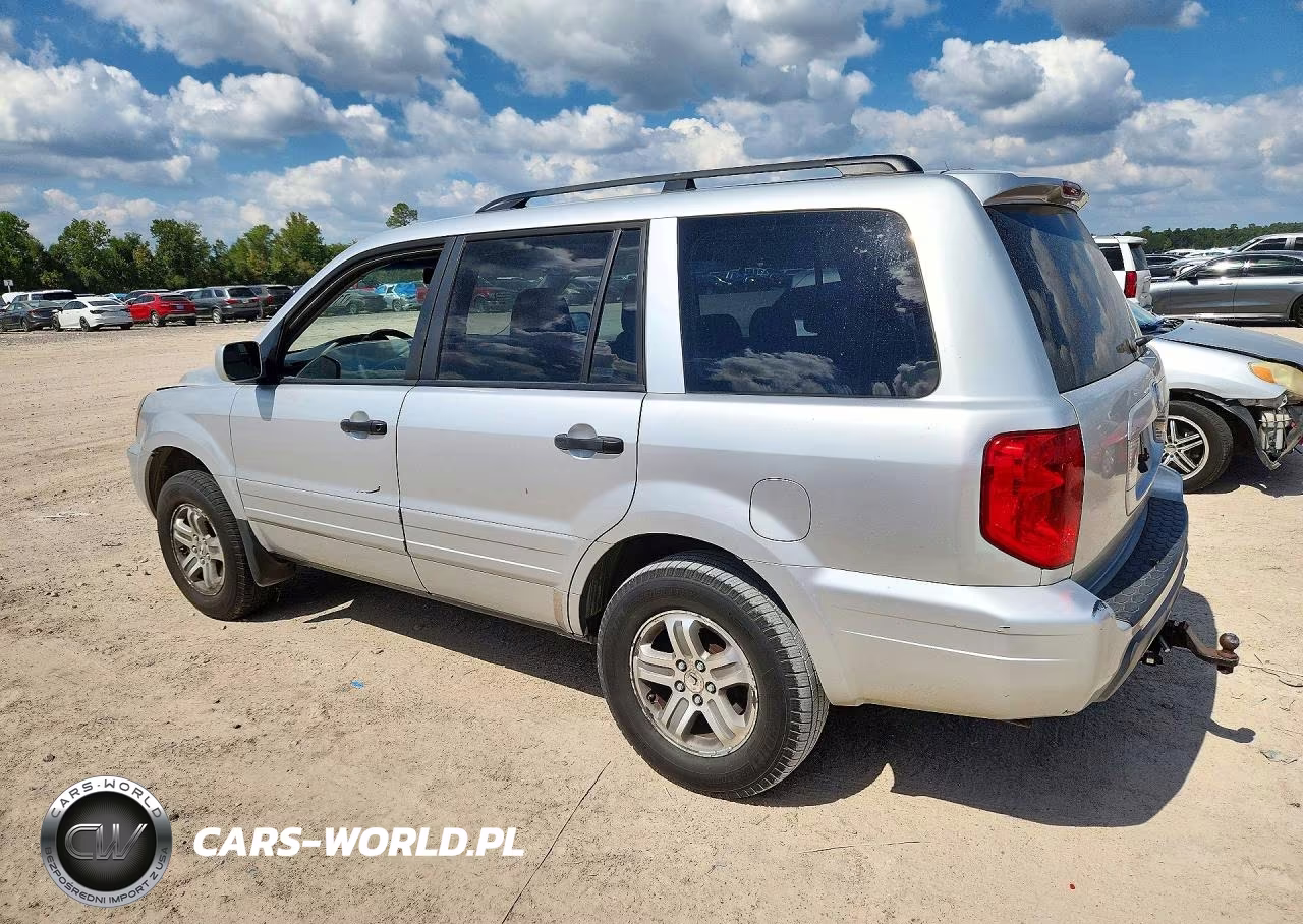 2005 Honda Pilot Exl VIN:2HKYF18775H556258 - 2