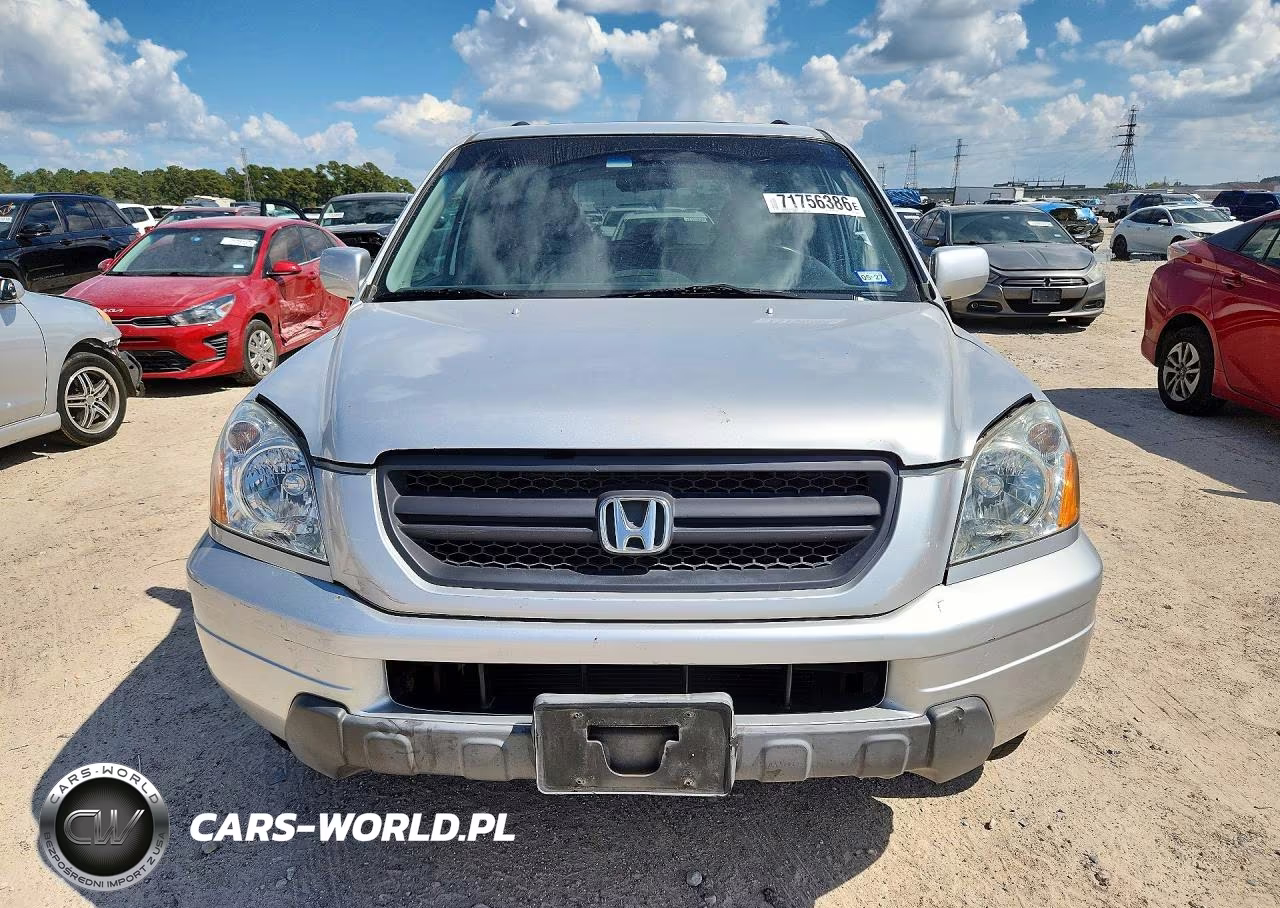 2005 Honda Pilot Exl VIN:2HKYF18775H556258 - 5