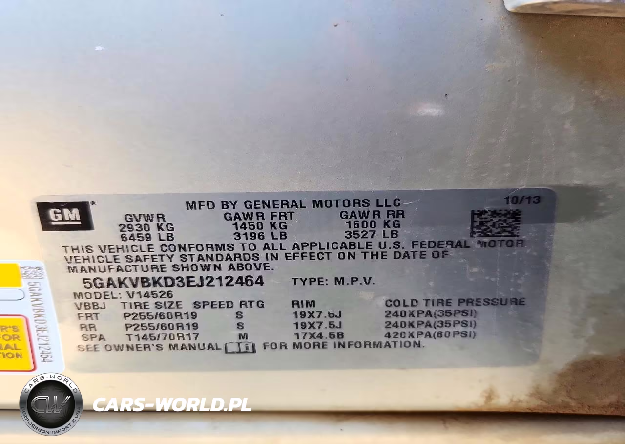 2014 Buick Enclave VIN:5GAKVBKD3EJ212464 - 13