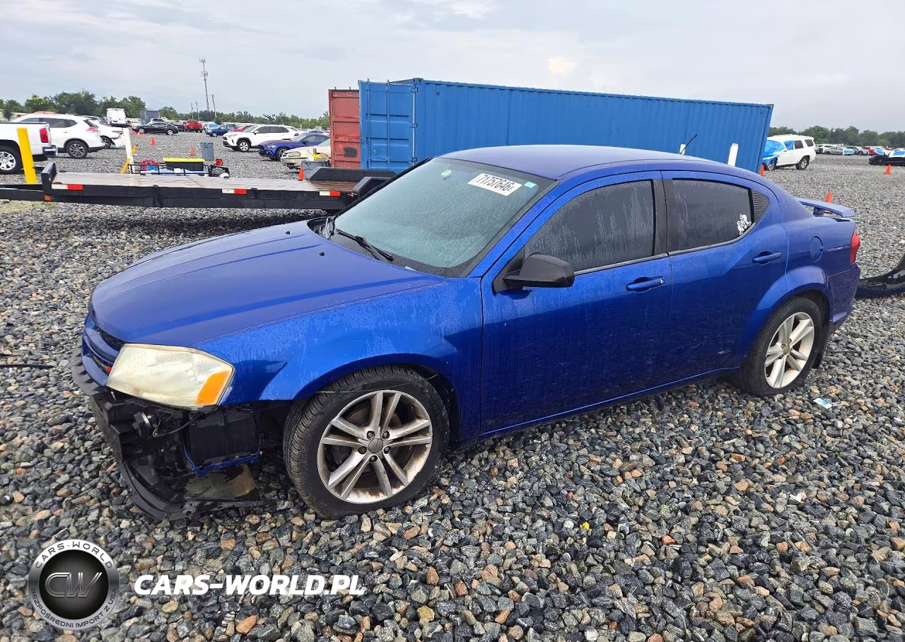 2013 Dodge Avenger Se VIN:1C3CDZAG4DN768790 - 1