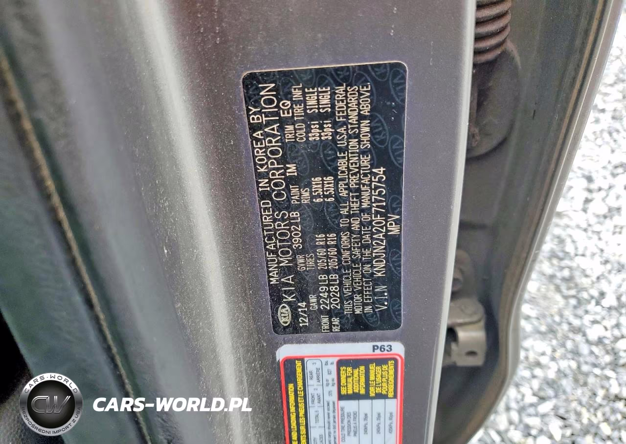 2015 Kia Soul Base VIN:KNDJN2A20F7175754 - 14